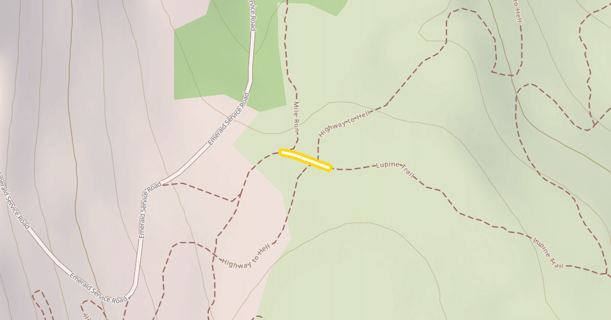 Map preview of Lupine Trail