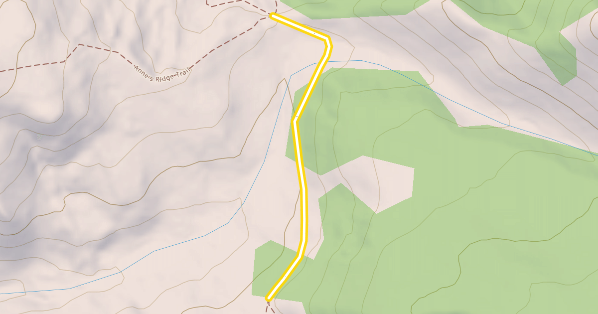 Map preview of Rimrock Trail