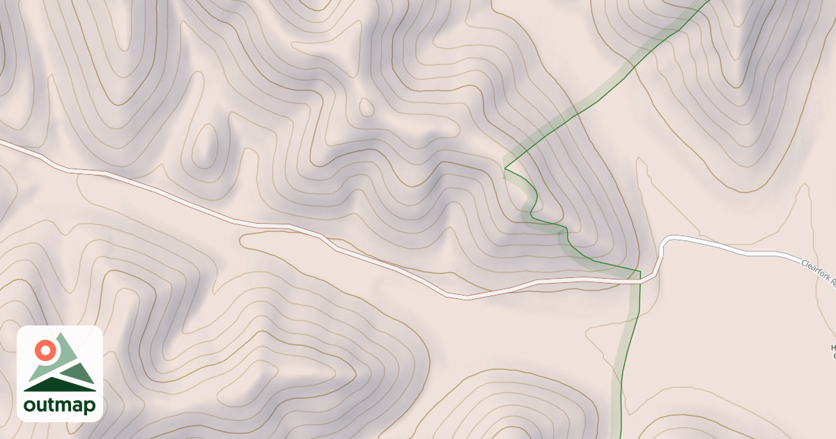 Map of CLEAR FORK
