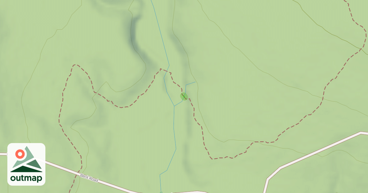 Map of Fred J. Cusimano Westside Overland Trail