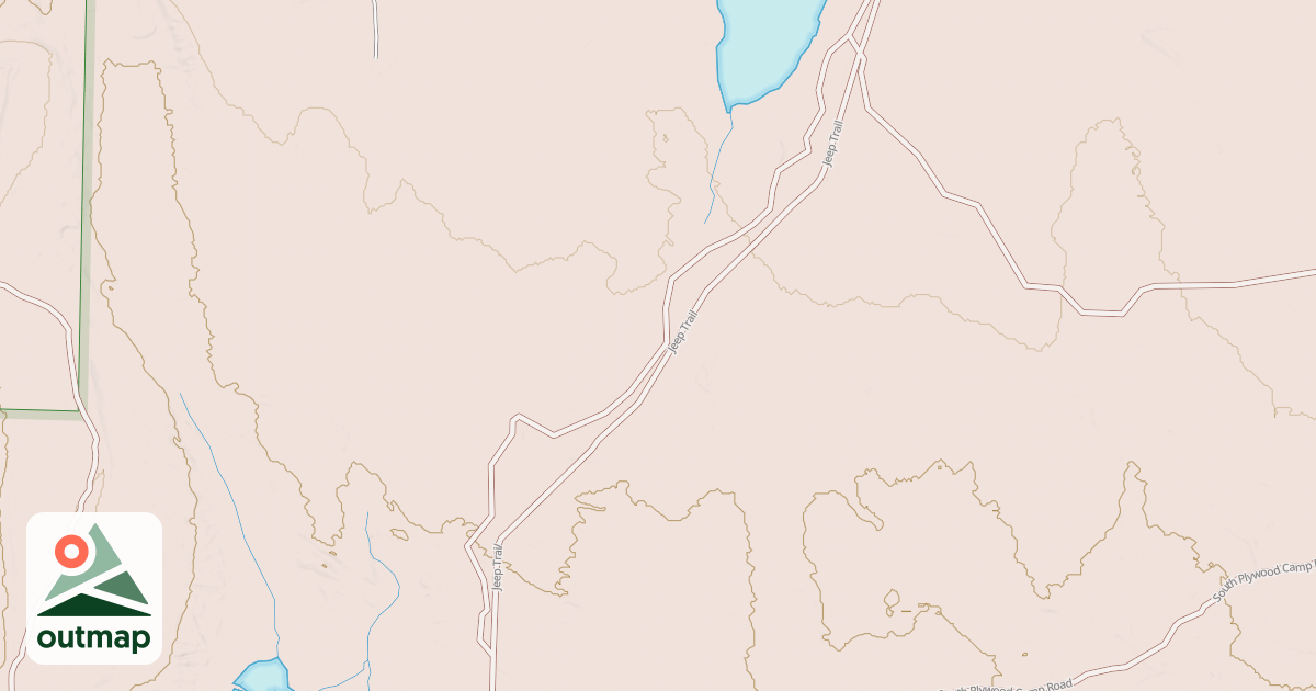 Map of Drummond Island Trail