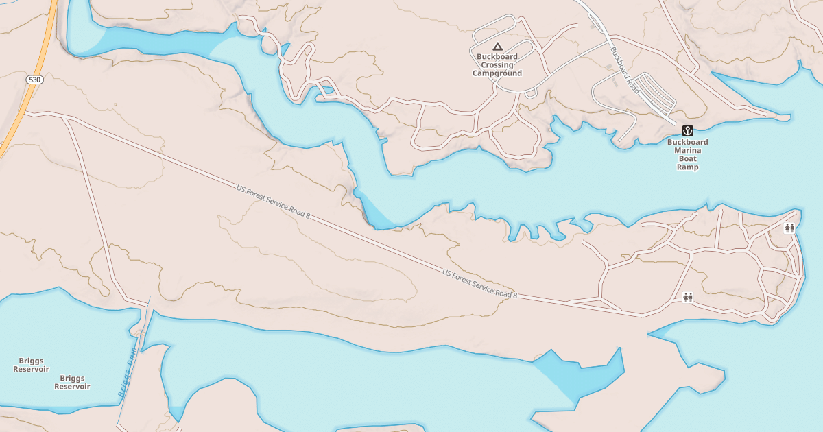 Map preview of SOUTH BUCKBOARD