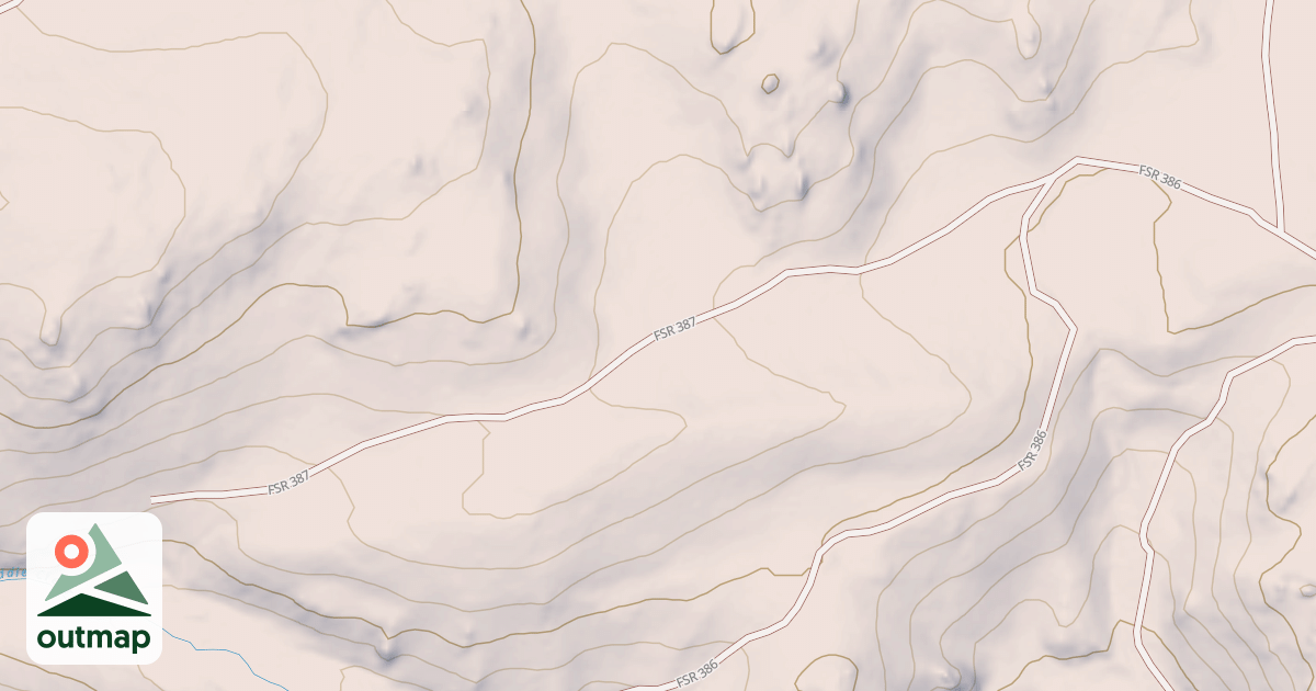 Map of UPPER MIDDLE FORK