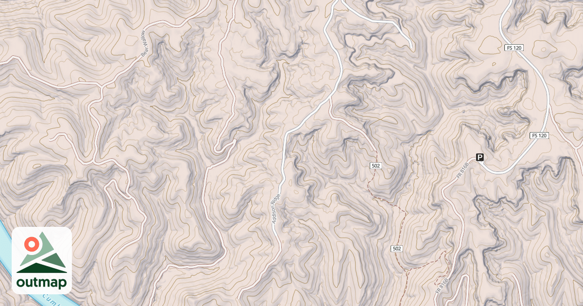 Map of ADDISON RIDGE
