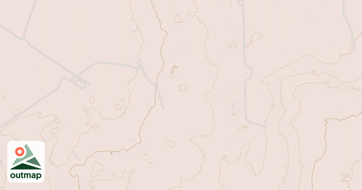 Map of Hackberry Trail System - South Shugart Trails
