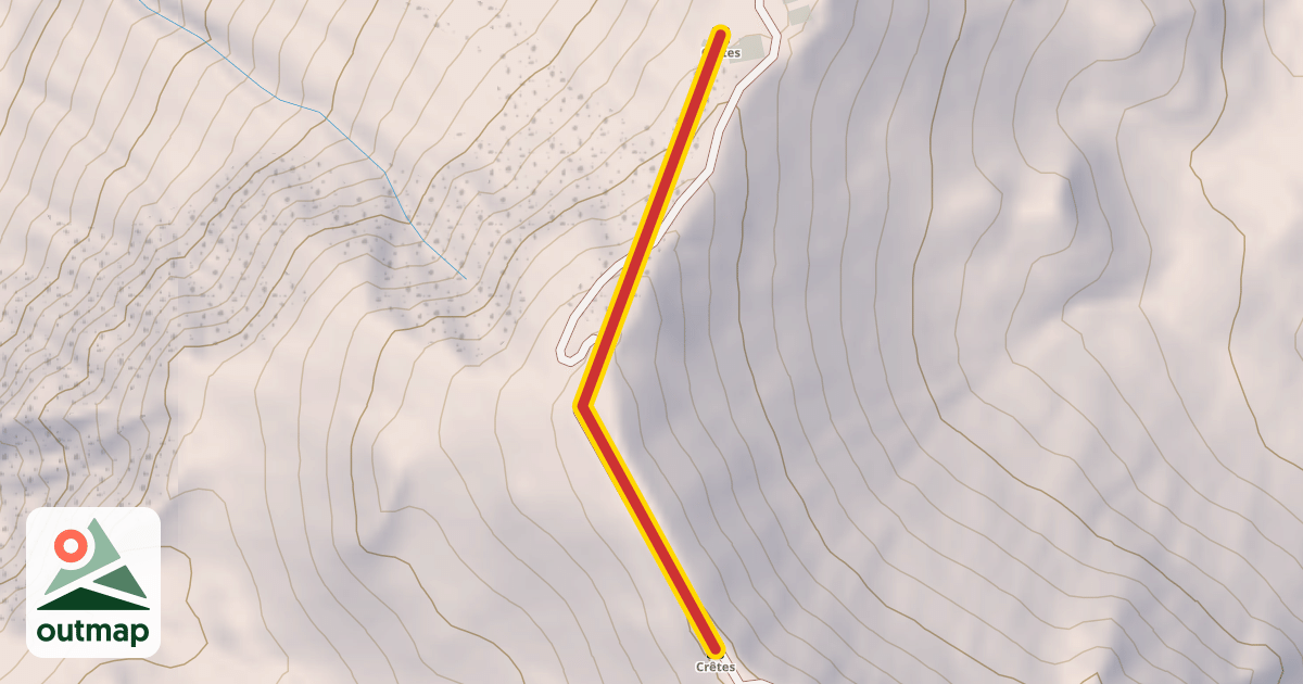 Map of Crêtes