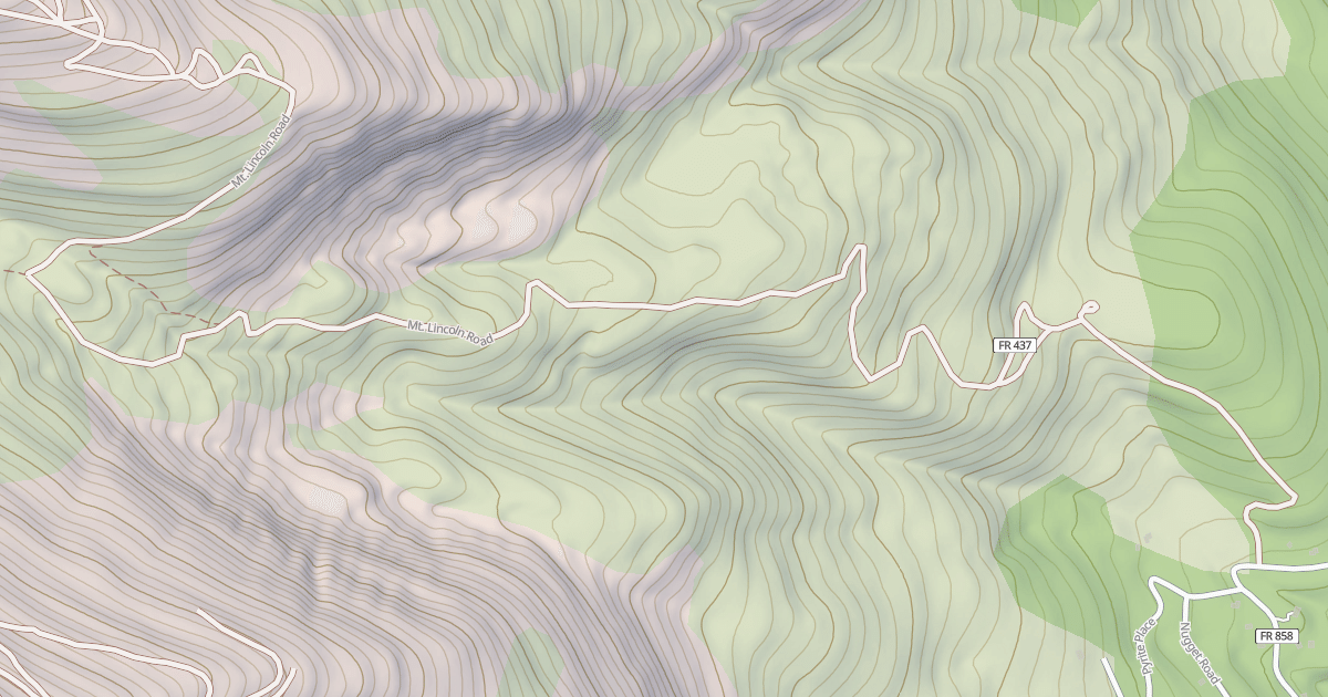 Map preview of MT. LINCOLN