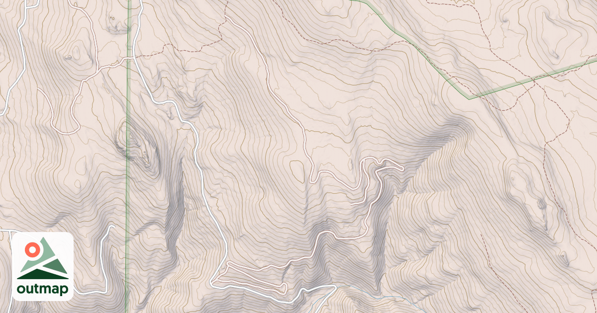 Map of N116R UPPER BALD MTN