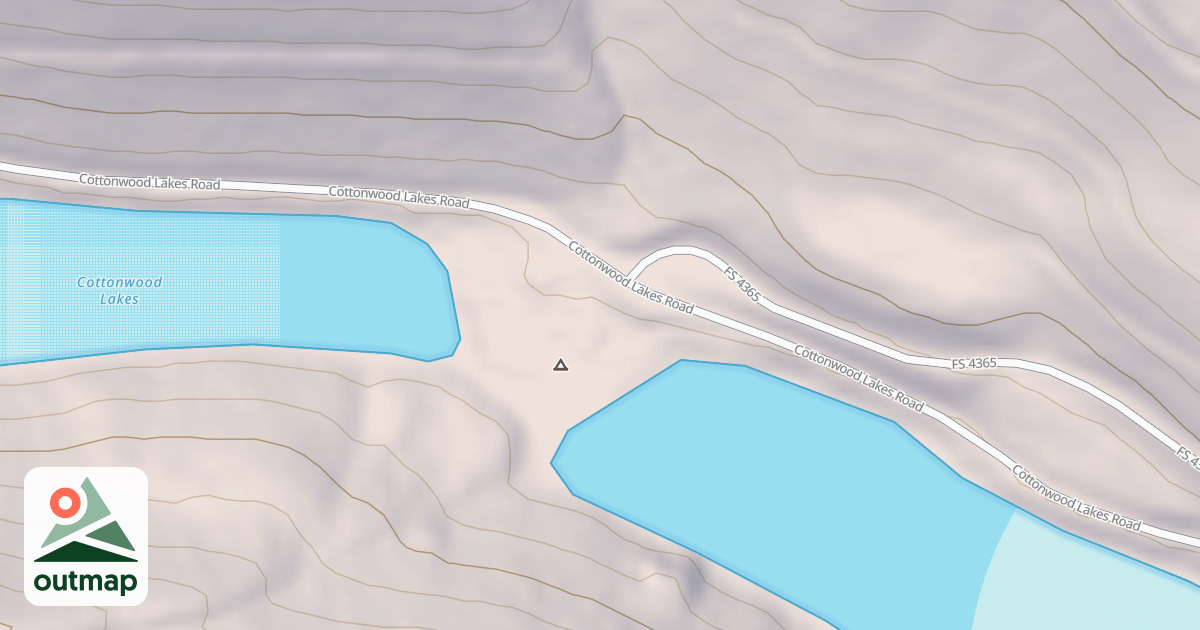 Map of COTTONWOOD LK PRIM BOAT LAUNCH