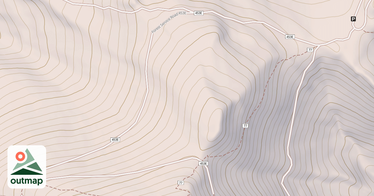 Map of USFS Motor Vehicle Use Map Roads {4D7B0E9A-D997-411A-AE58-903DE890A567}