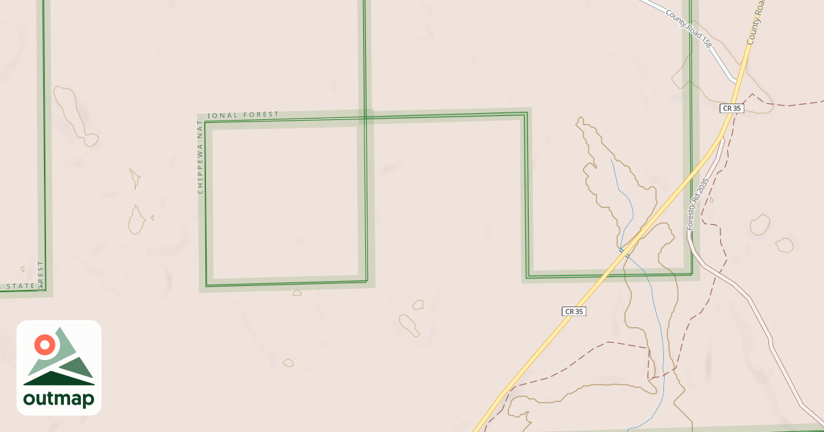 Map of FR 3216 SPUR A
