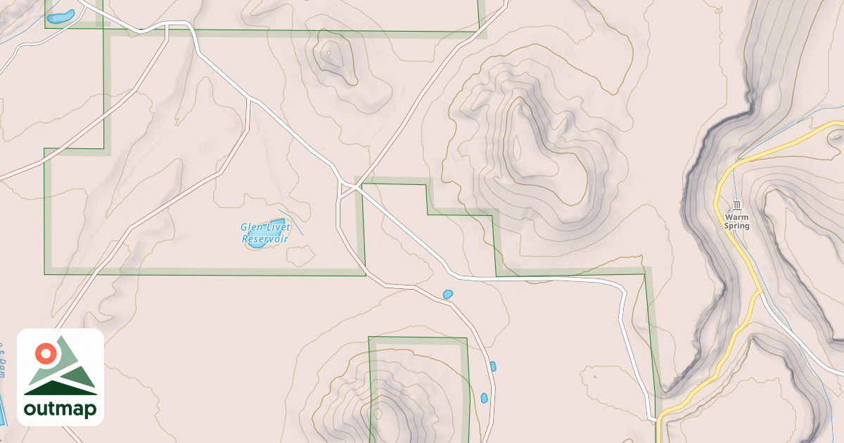 Map of SIPES RANCH