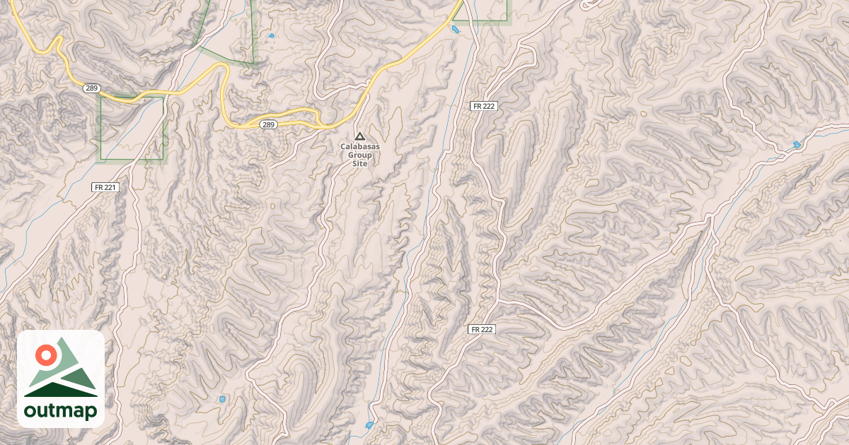 Map of CALABASAS TANK