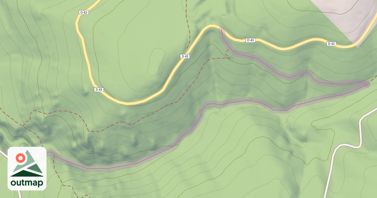 Map of Sentier du Saut du Loup