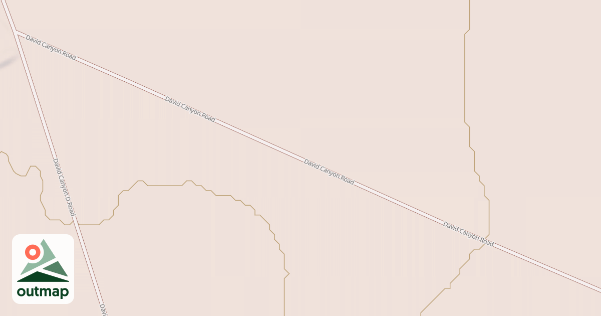 Map of DAVID CANYON DA