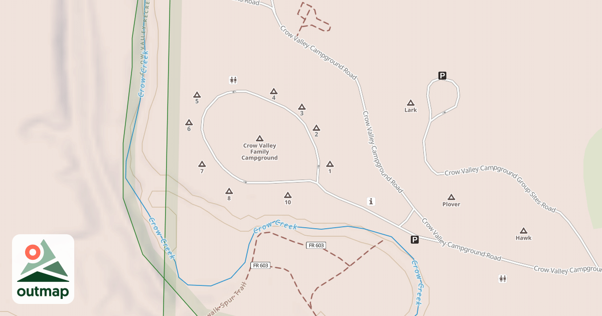Map of ROAD 702