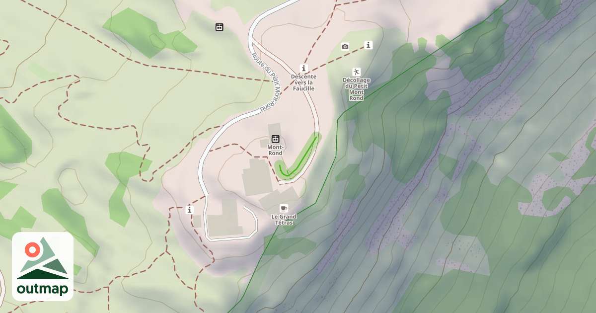 Map of Le Mainaz