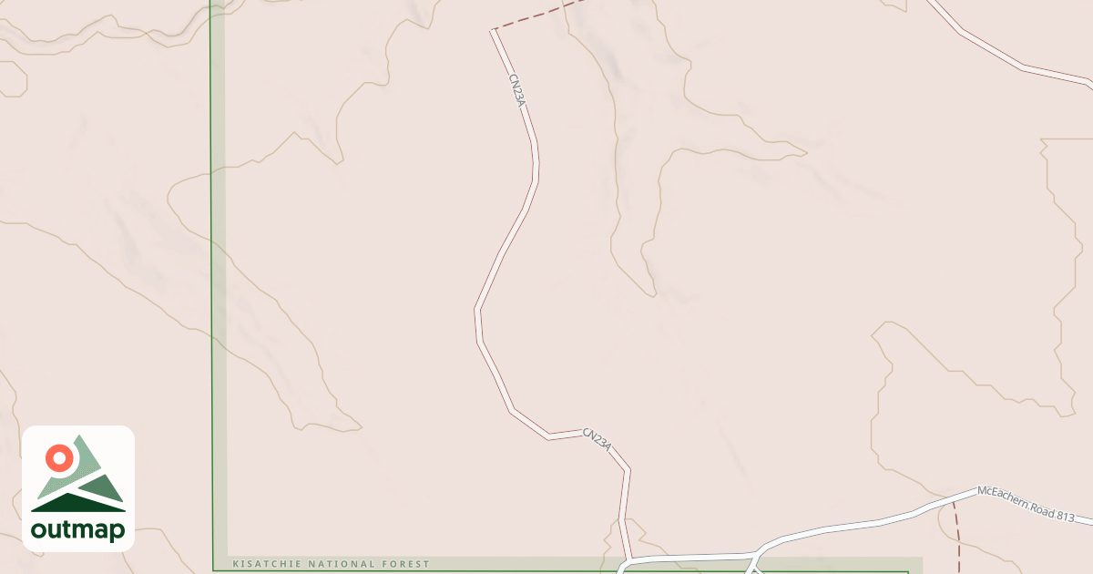 Map of USFS National Forest System Roads {4EF0BE16-79DA-4122-A7D8-BF4F7A00C914}