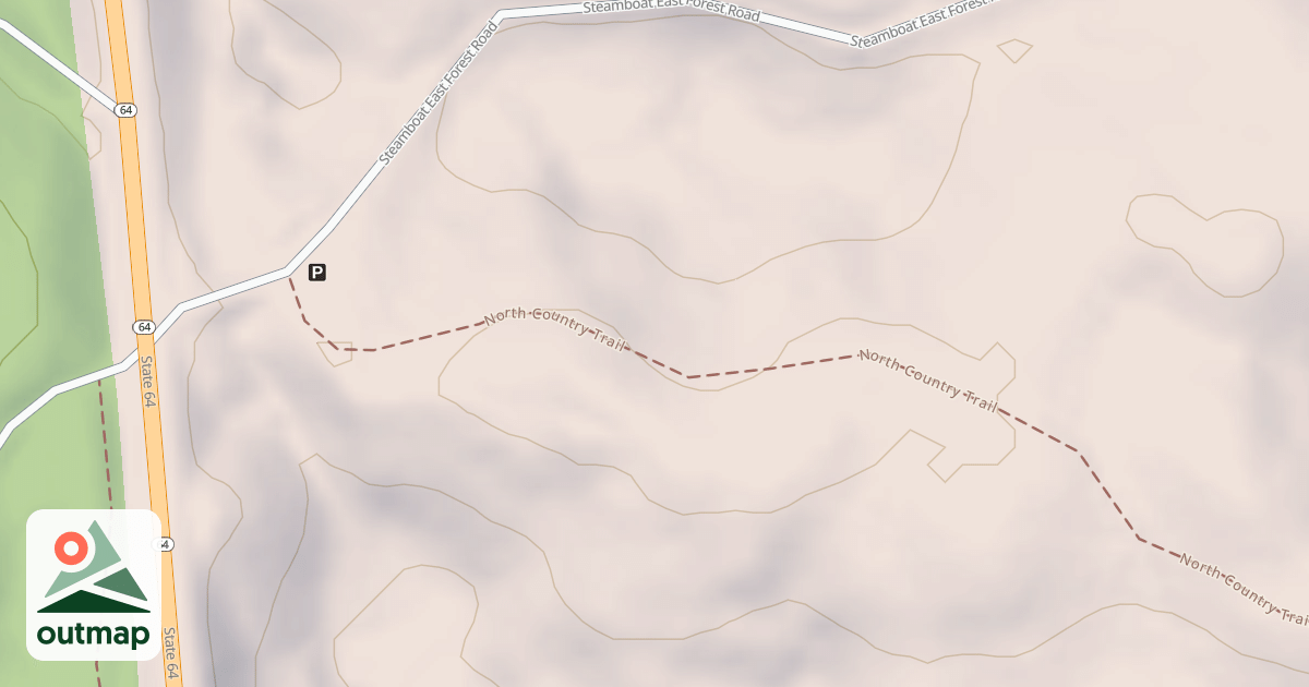 Map of Martineau Recreational Trails
