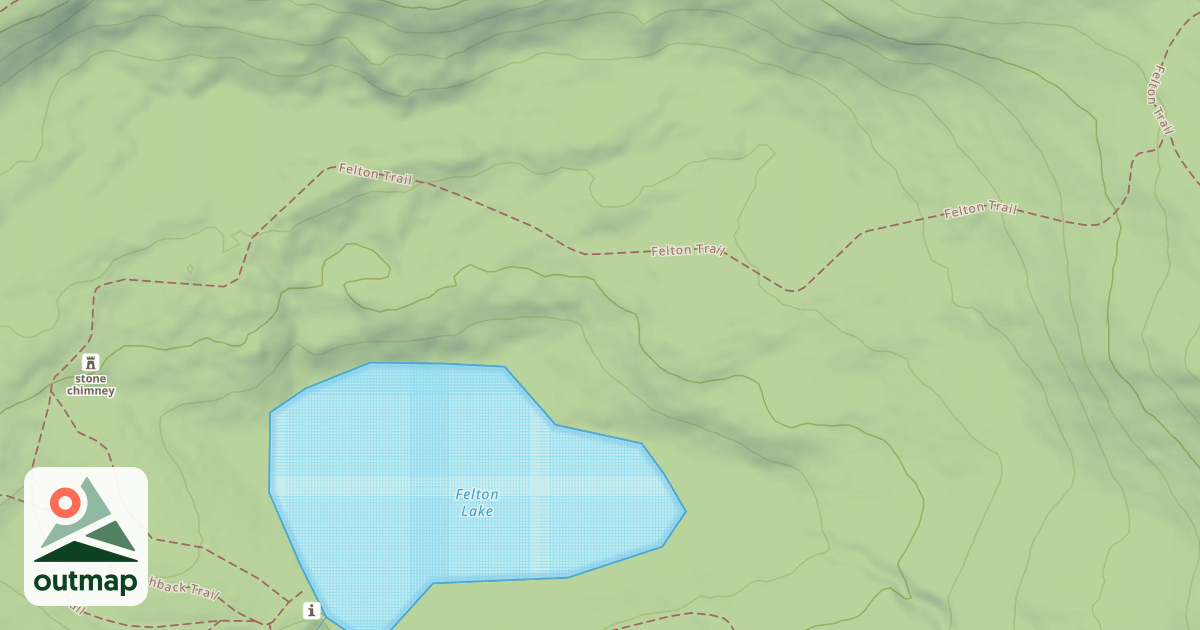 Map of Felton Trail