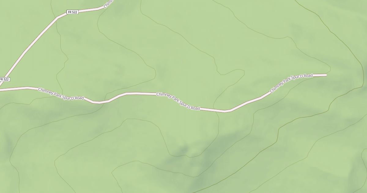 Map preview of CHIMNEY PARK SPUR D
