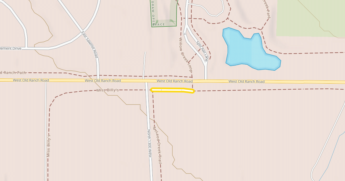 Map preview of McLeod Creek Trail