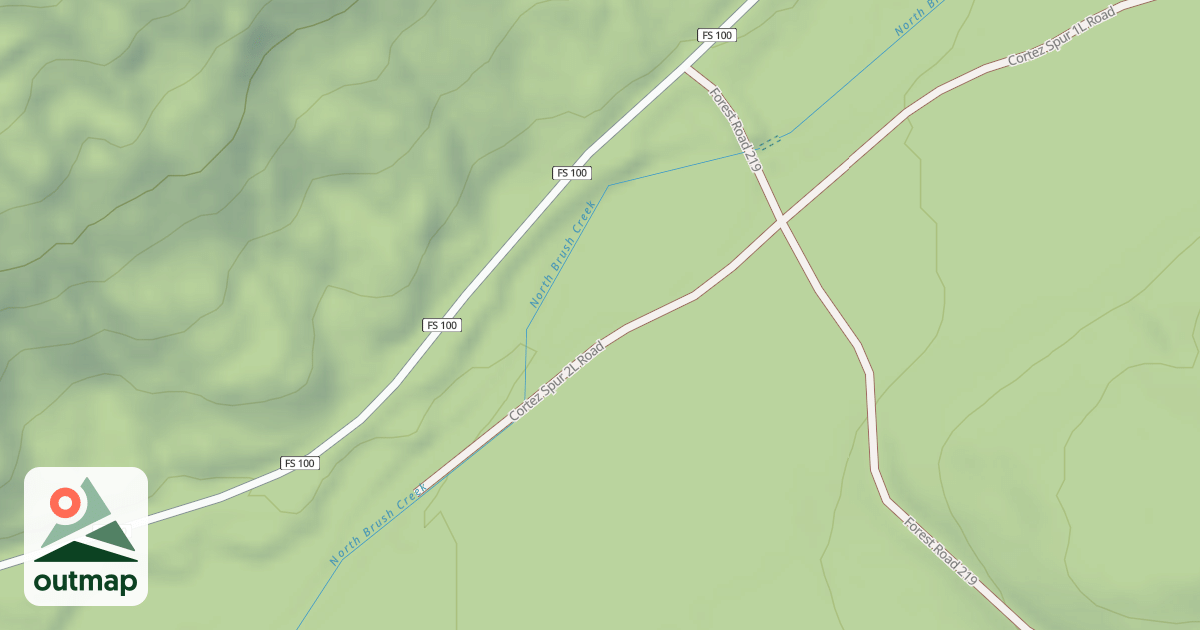 Map of CORTEZ SPUR 2L
