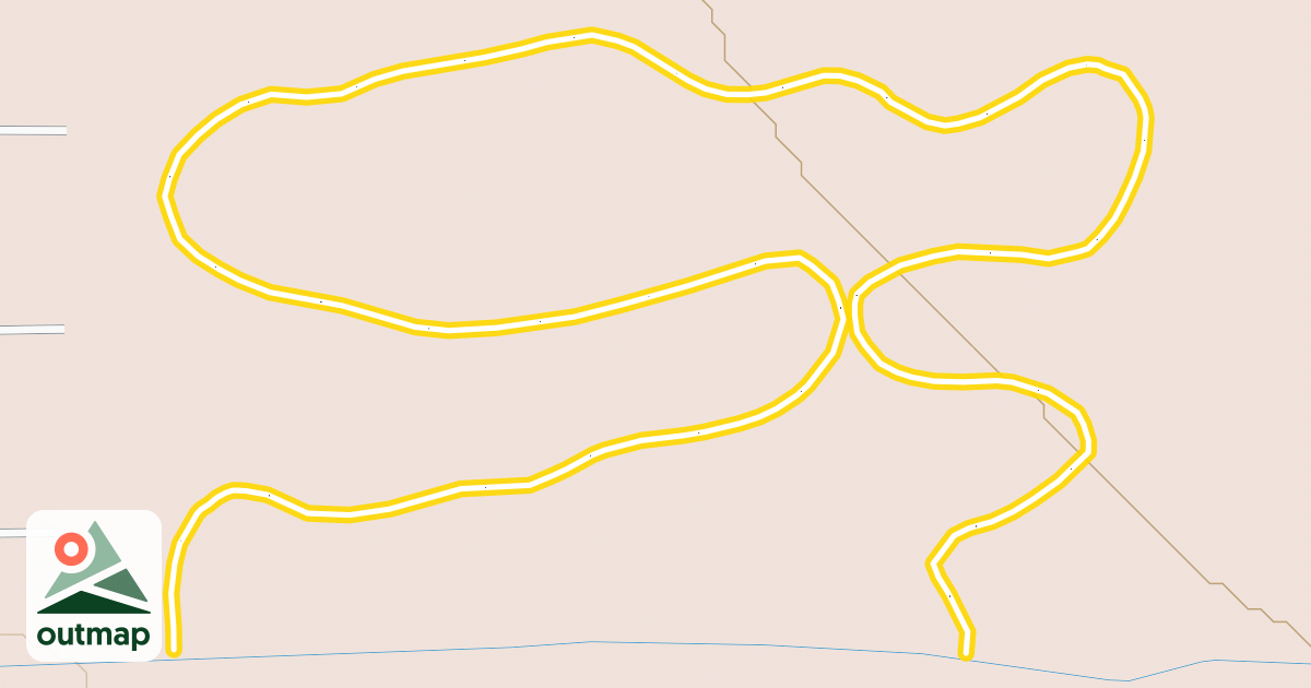 Map of Shoshoni Plains Trail