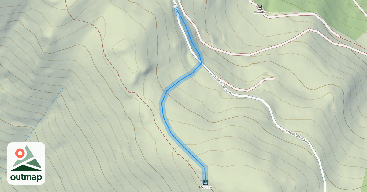 Map of La Mouille