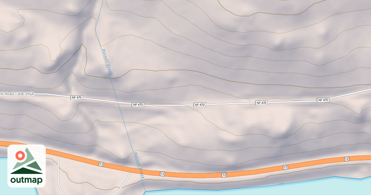 Map of USFS National Forest System Roads {3A06F383-CFFB-4B44-B5A4-DF07A13525C7}