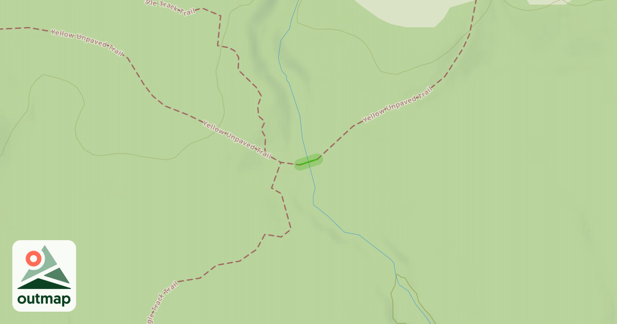 Map of Yellow Unpaved Trail