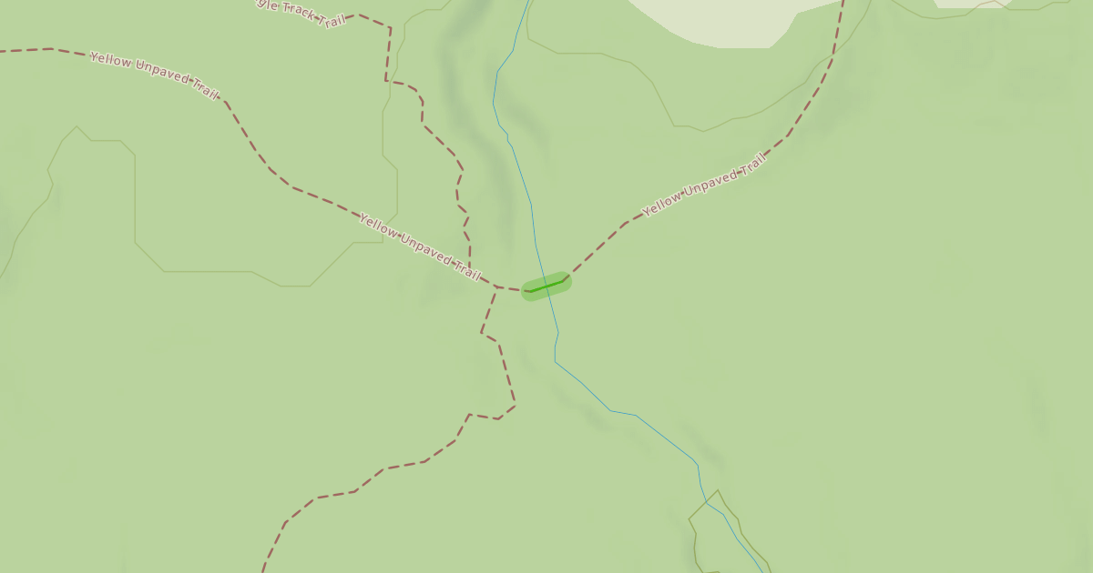 Map preview of Yellow Unpaved Trail