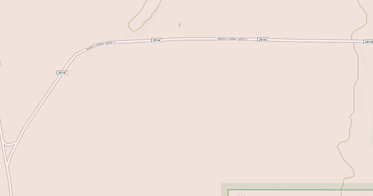 Map preview of BILLS CREEK SPUR C
