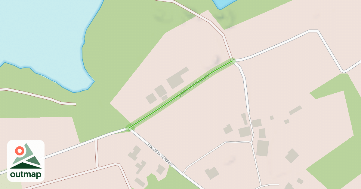 Map of Impasse de la Téoulère