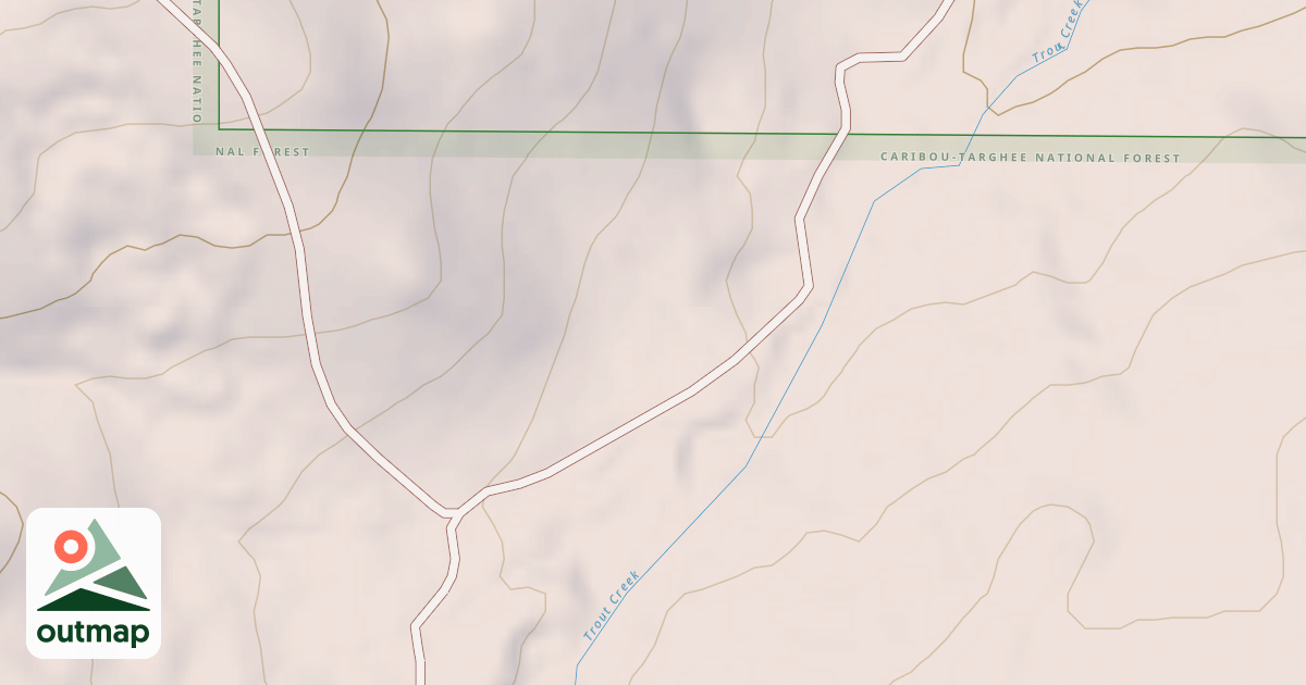 Map of TROUT CREEK