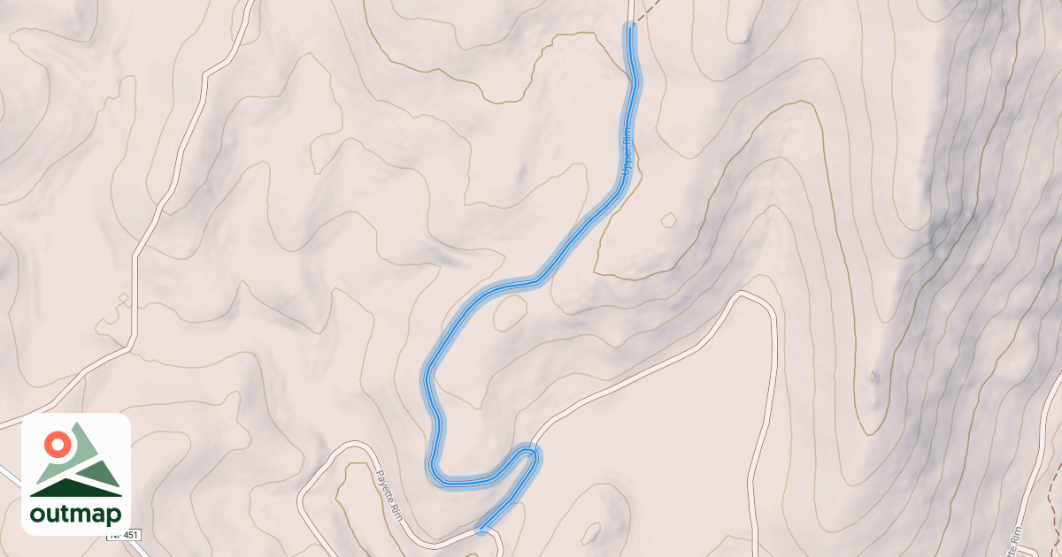 Map of Upper Rim