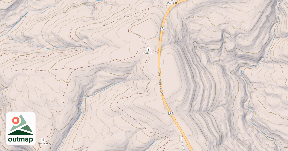 Map of GAP HOLLOW LOOP A