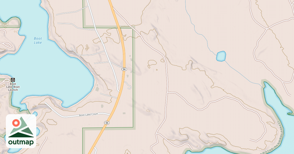 Map of SAND LAKE
