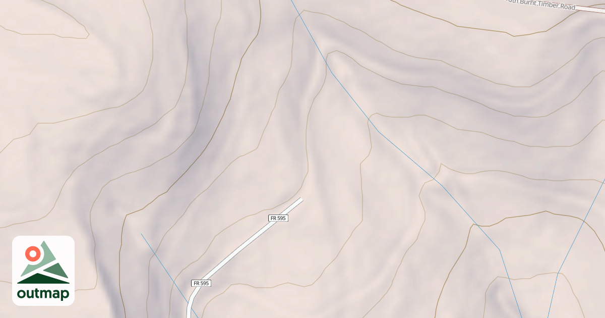Map of BURNT TIMBER