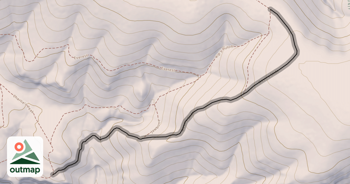 Map of Devil's Slide