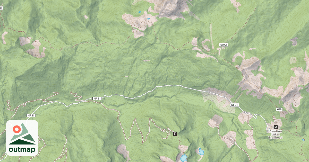Map of CANYON RIDGE