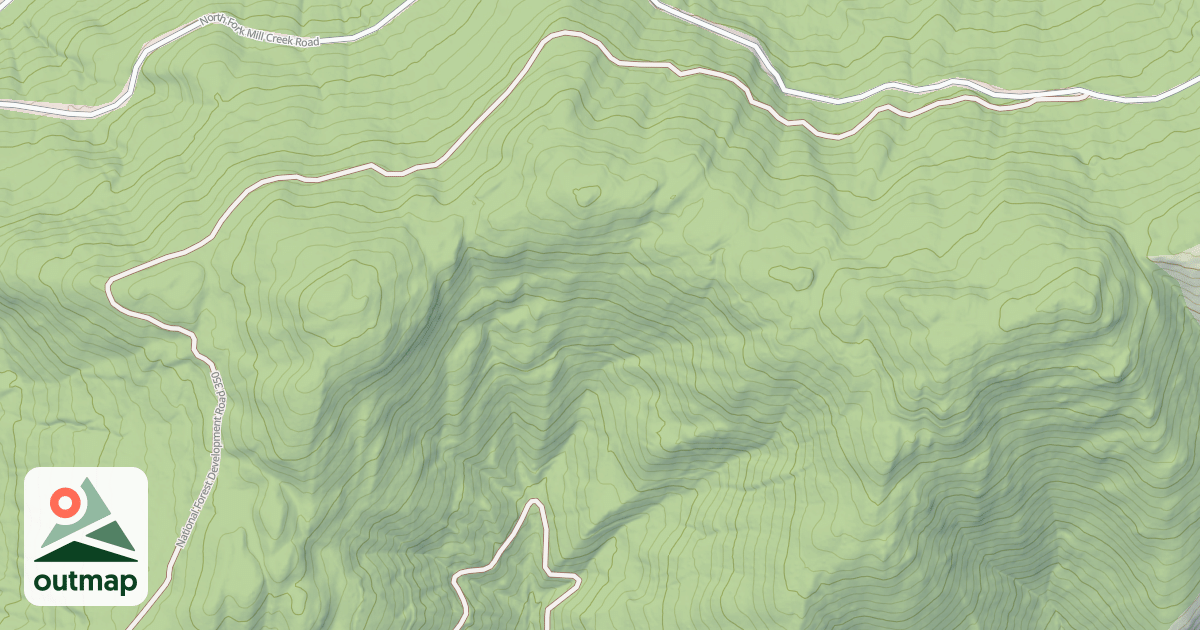 Map of BLACKTAIL BUTTE