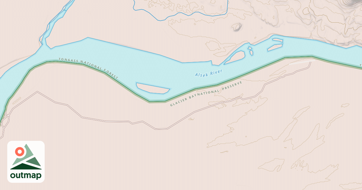 Map of Alsek North Trail