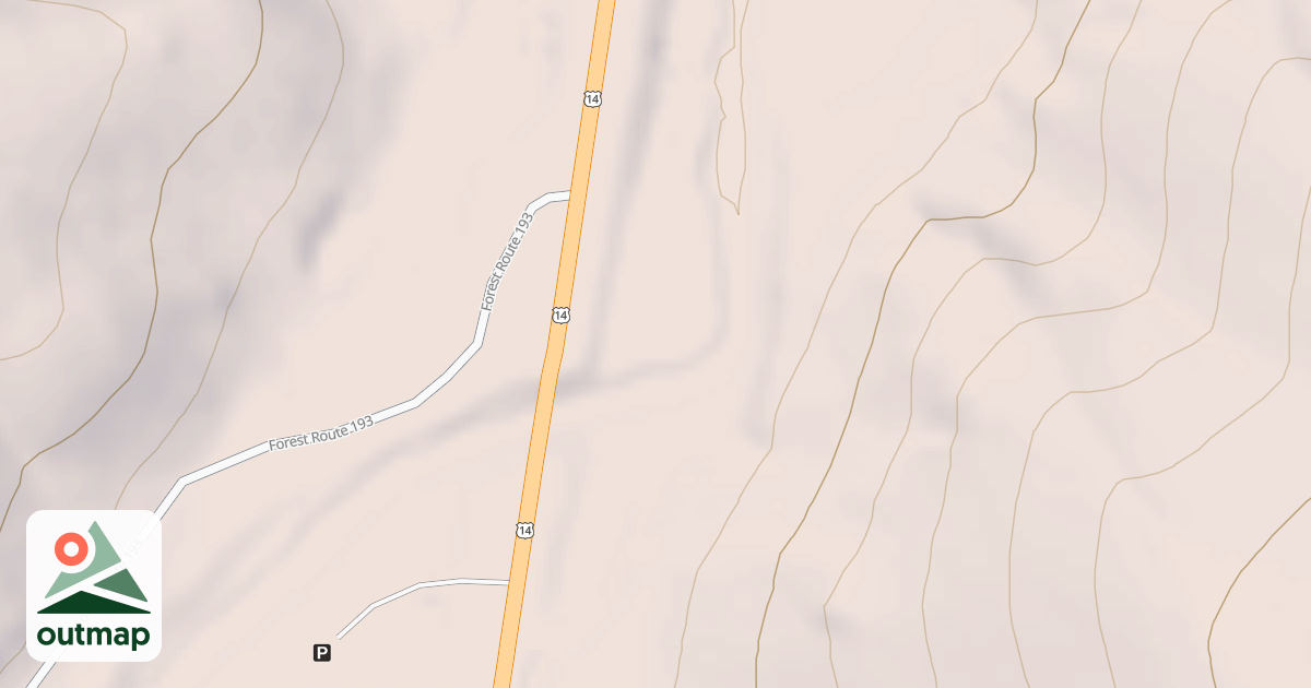 Map of TONGUE RIVER CABIN
