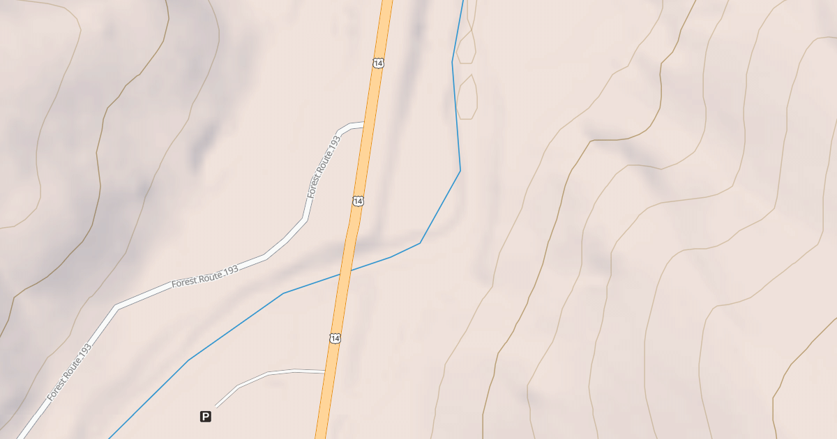 Map preview of TONGUE RIVER CABIN