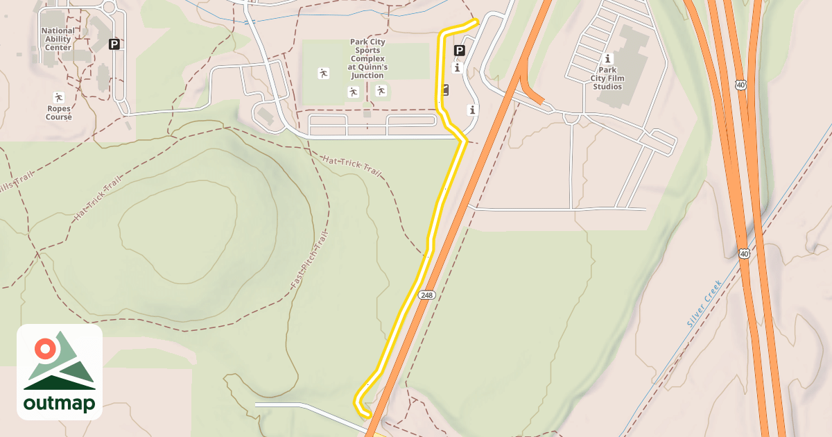 Map of Quinns Junction Paved Connector