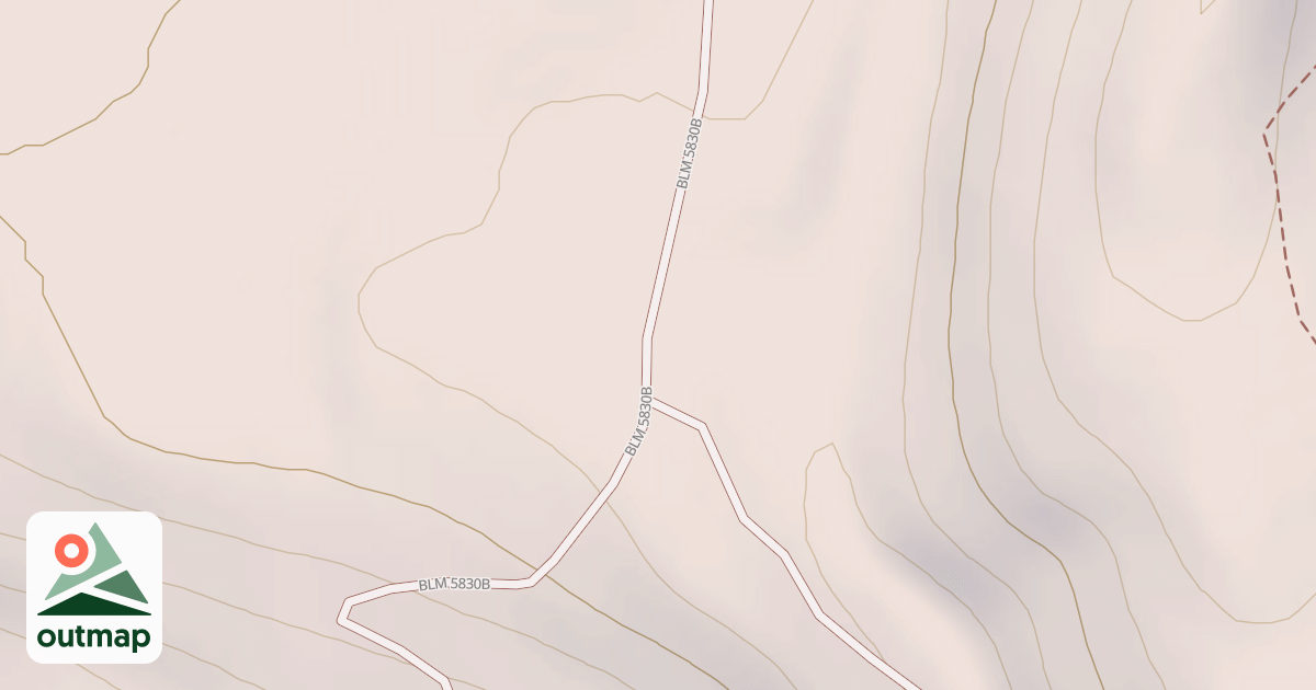 Map of BLM National GTLF Public Motorized Roads a5ed04b2-8574-4f34-8d57-2f2c453b5269