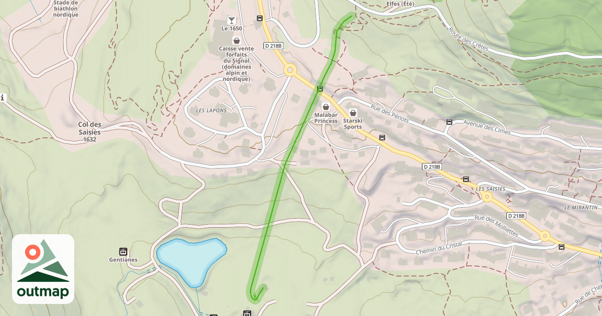 Map of Challiers