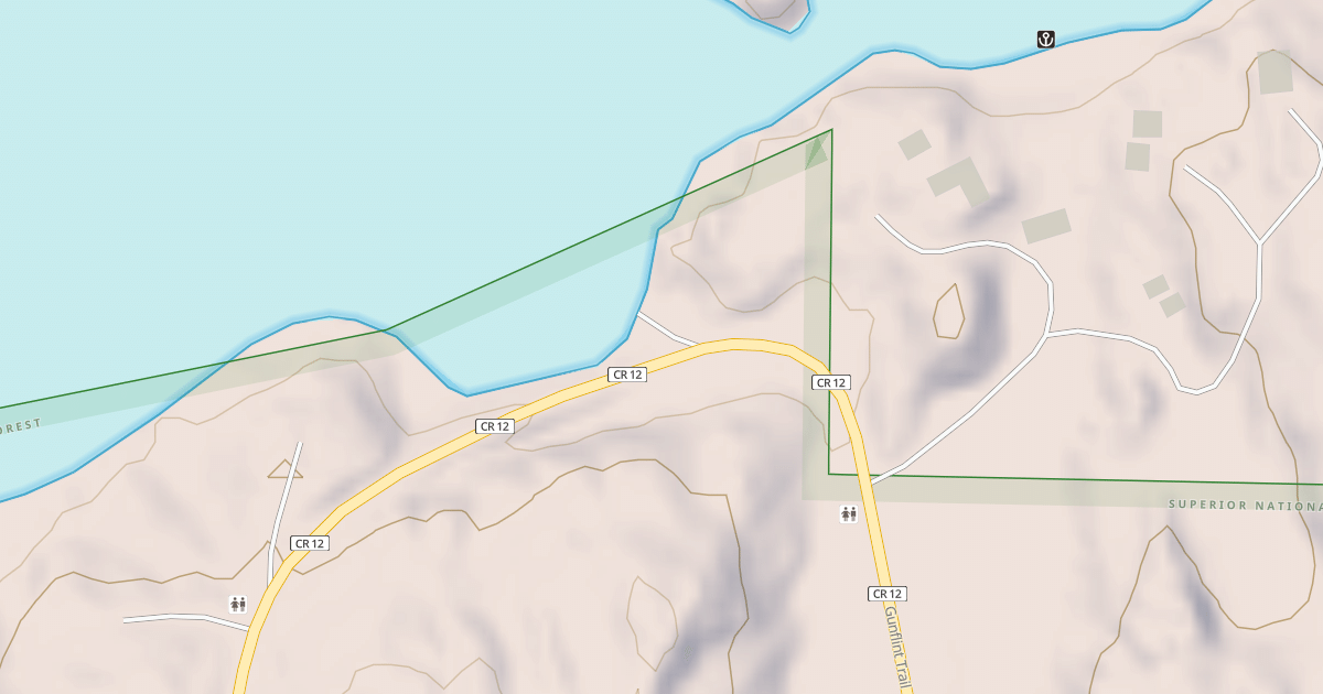 Map preview of GULL LAKE BOAT LANDING