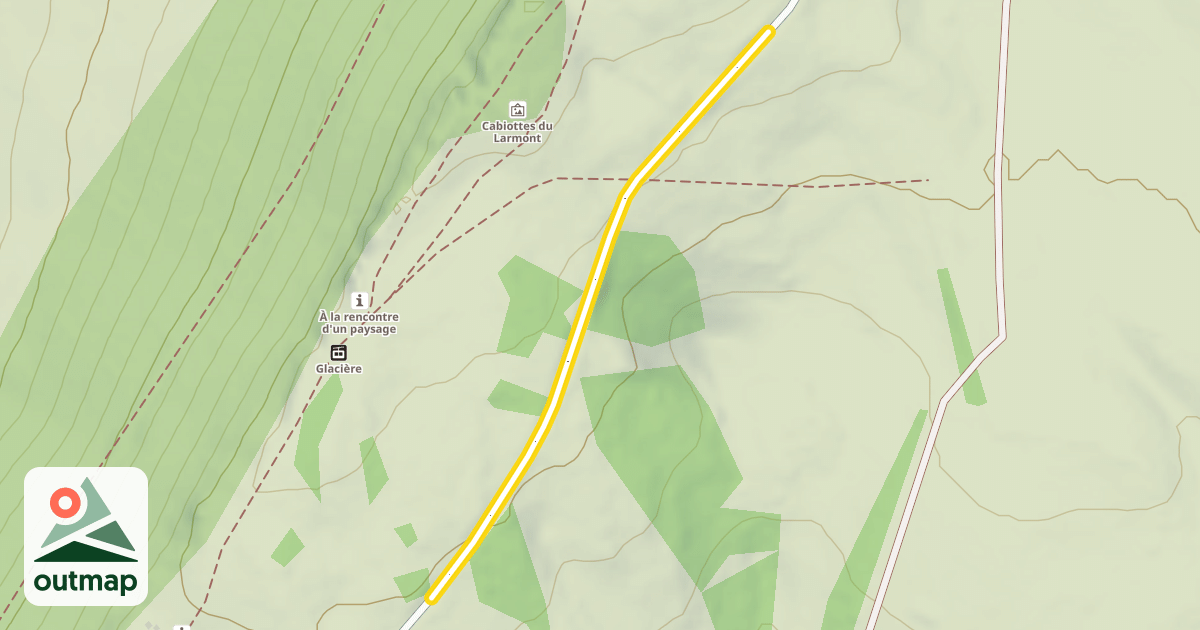 Map of Chemin du Larmont
